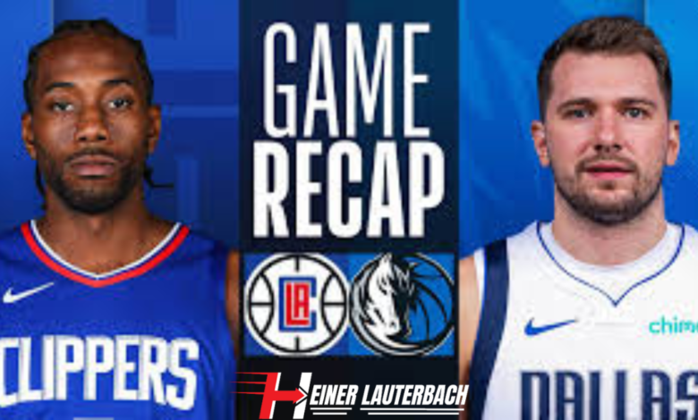 Teilnehmer: Clippers gegen Dallas Mavericks Spielerstatistiken Spiel